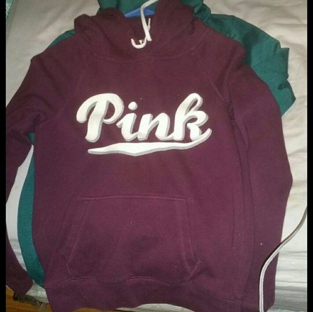 Pink hoodie